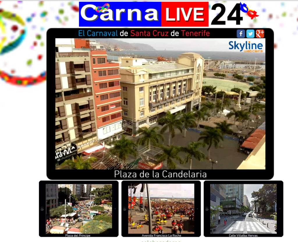 Pantallazo webcam La Candelaria