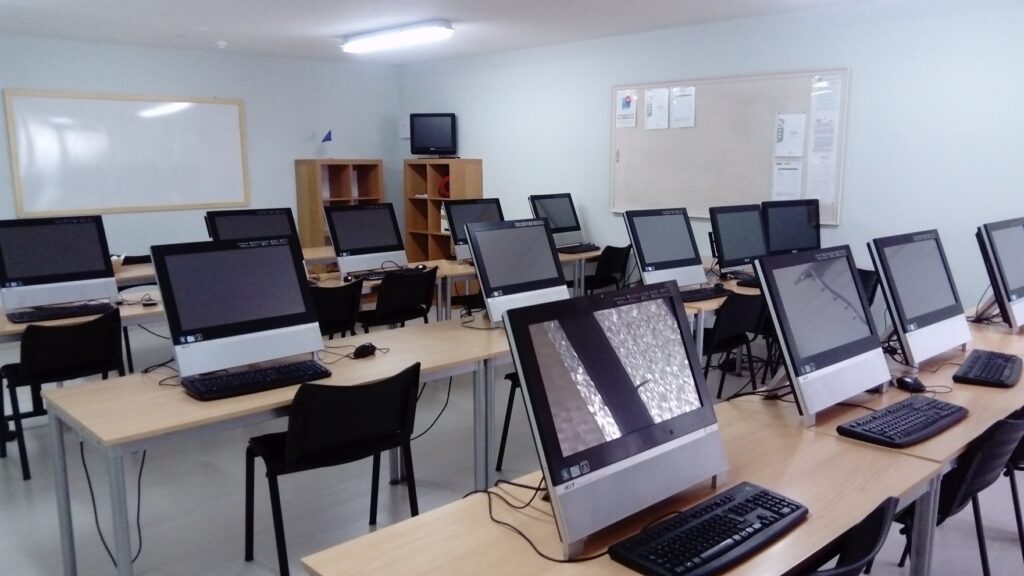 aula del Centro de Formacion Andorra
