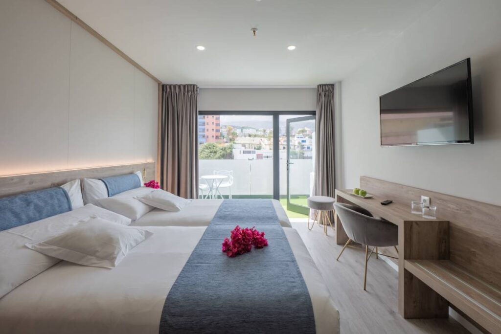Una de las habitaciones del hotel AF Valle Orotava