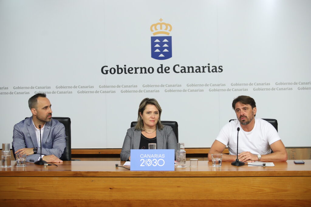 La consejera Alicia Vanoostende durante la presentacion del programa de mentorizacion gastronomico