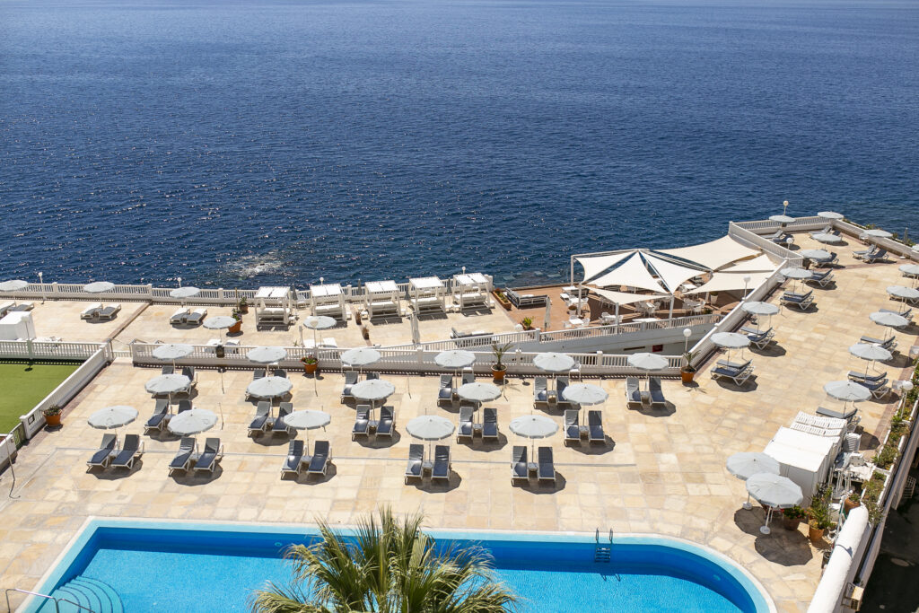 pearly grey pool and sundeck