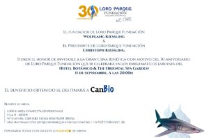InvitacionEmpresa 30 aniversario Loro Parque