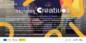 cartel evento hoteles creativos La Casona del Patio