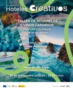 Cartel Red hoteles creativos taller acuarelas