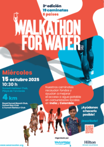 Cartel caminata solidaria 15 octubre