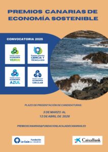 Cartel Premios Canarias de Economia Sostenible