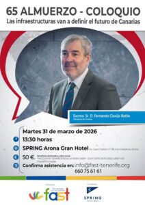 cartel almuerzo FAST pte GOBCAN